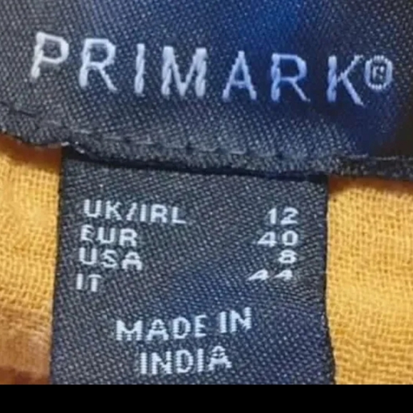 Mustard Yellow jumpsuit primark size 12 - Picture 4 of 4